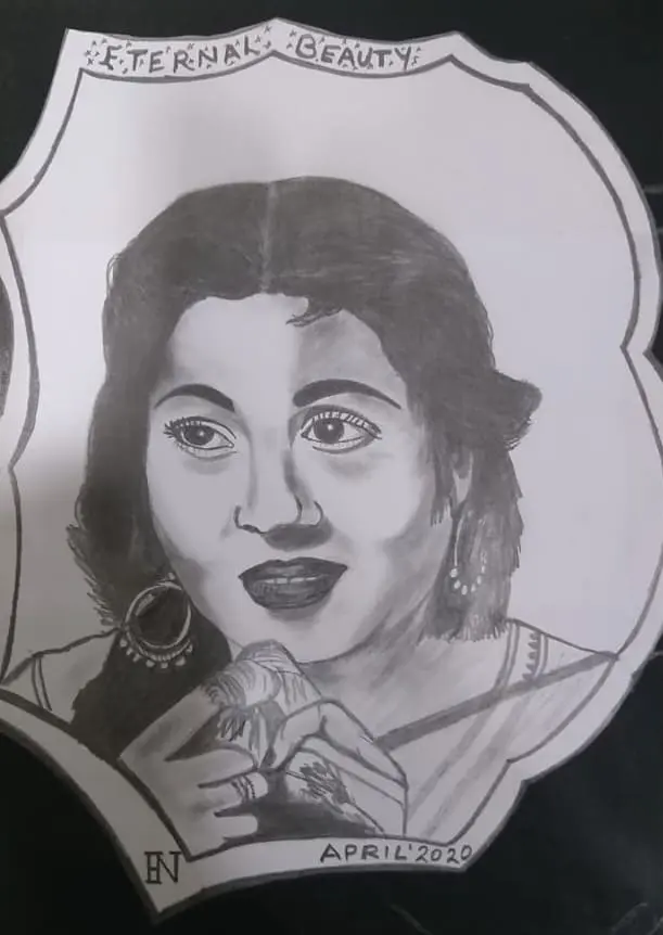 The Madhubala portrait.
