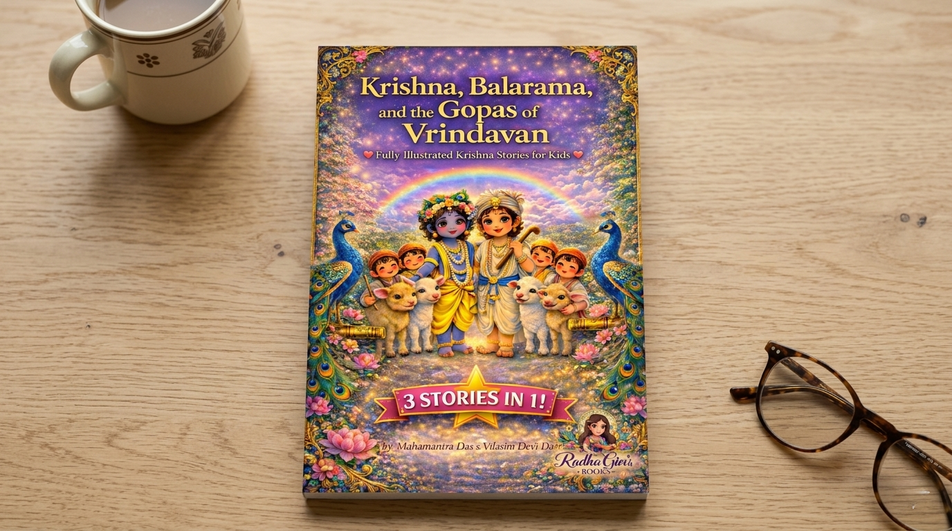 Krishna Balarama and the Gopas of Vrindavan