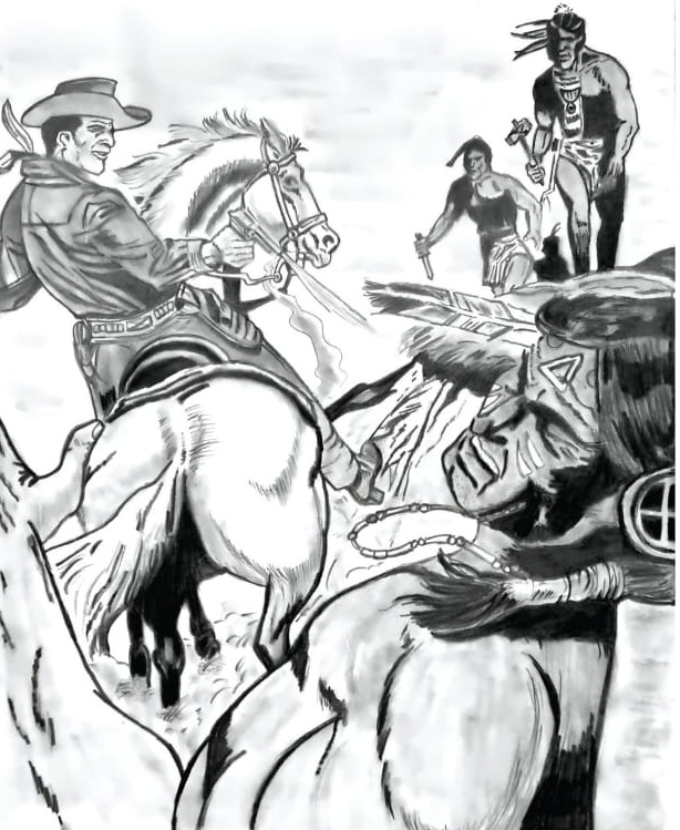 The Western comic inspired sketches